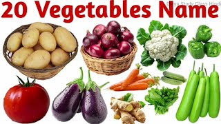 Vegetables name in English &amp; Hindi #vegetables #vegetablesnameinenglish #learning#explorepage#kids#