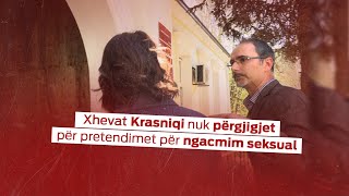 Profesori i akuzuar për ngacmim seksual, Xhevat Krasniqi nuk i përgjigjet pyetjeve të Jeta Xharrës