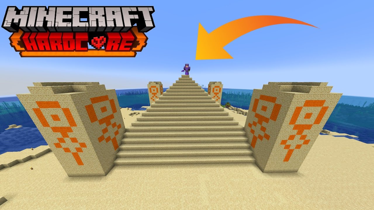 I Built A GIANT PYRAMID In Minecraft Hardcore (#38) - YouTube