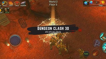 Review Gameplay Dungeon Clash 3D‼️l idle RPG OFFLINE