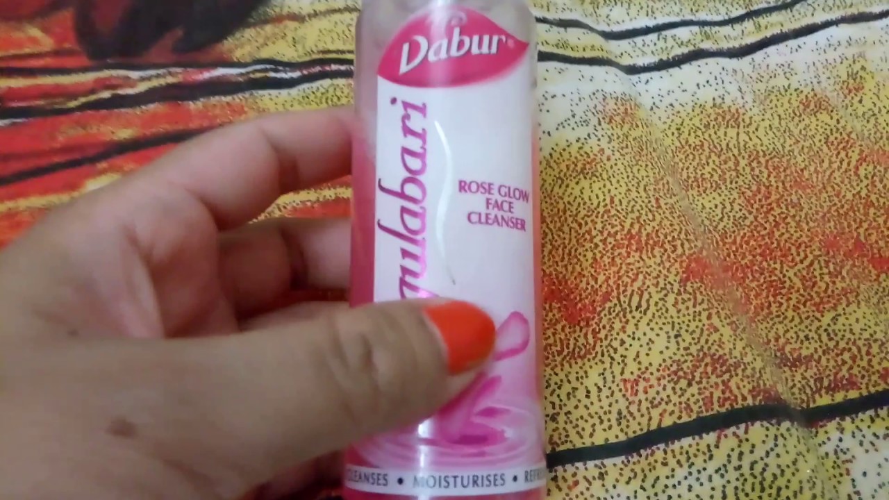 Dabur Gulabari Rose Glow Cleanser Face Cleanser Review In Hindi By Amrin Khan