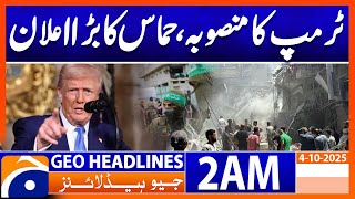 Headlines Geo News 2 Am 4Th October 2025