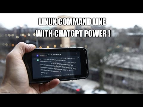 ChatGPT (v3) - But it's Linux Command Line