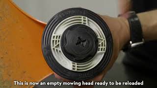 How To Reload The Line On An AutoCut C 6 2 Mowing Head   STIHL GB