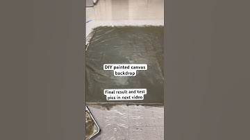 DIY painted canvas backdrop w/ @GlamBrandPhoto #diy #photography #videography #backdrop #art