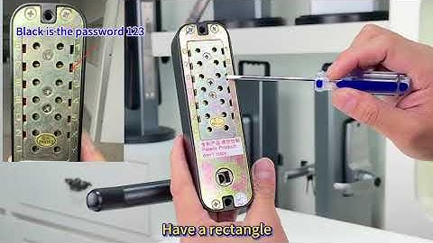 Mechanical password lock setting password and other usage videos