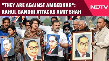 Amit Shah Speech | "They Are Against The Ideology Of Ambedkar": Rahul Gandhi Attacks Amit Shah