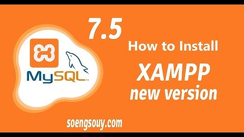 XAMPP update to new version | Laravel Mysql