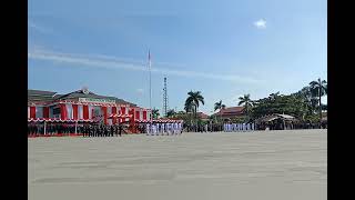 upacara bendera dalam rangka Dirgahayu Indonesia Yang Ke 78Th🇮🇩