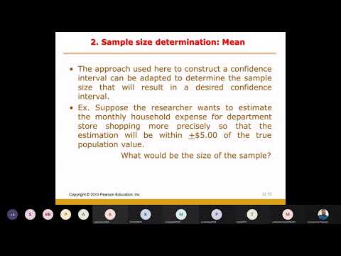 Statistical Approach to Determine Sample Size Part 2