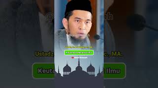 The Virtue of Seeking Knowledge❗Ustadz Adi Hidayat #ustadzadihidayat