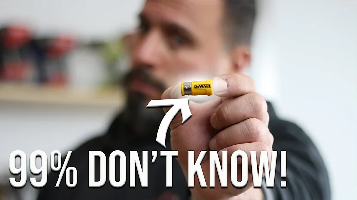 99% OF PEOPLE DON'T KNOW WHAT THIS DeWALT TOOL ACCESSORY DOES!