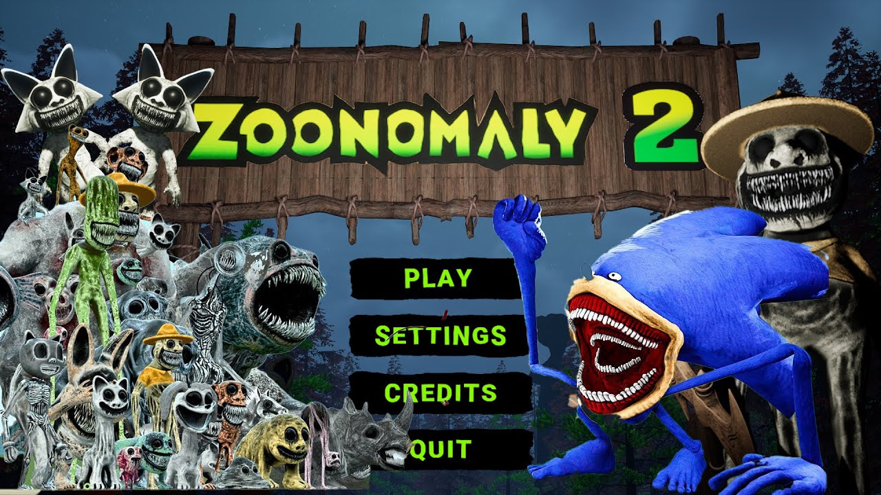 Zoonomaly 2 Full Game Play | Sonic Horror and the Most Terrifying Monsters in Zoonomaly 2!