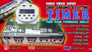 How to Install & Set a Timer on the PIRO MW-89 AC/DC Swiftlet Caller Machine