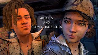 The Walking Dead The Final Season - All Louis and Clementine Scenes