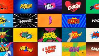 After Effects Template - Comic Text FX 2