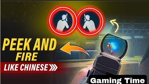 #Peek & #Fire Button Setting New Update 2.2 #Peek&Fire #Pubg #Gamingtime