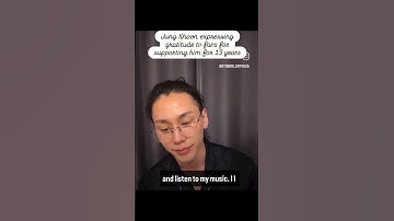 Jung Ilhoon thanked his fans for supporting him for 13 years | #JungIlhoon