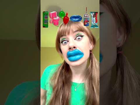 ASMR Emoji Sour Candy, Chewy Lips, Jelly Fruits Mukbang #shorts