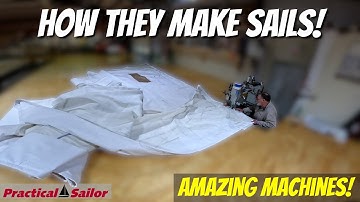 AMAZING MACHINES! How They Make Sailboat Sails