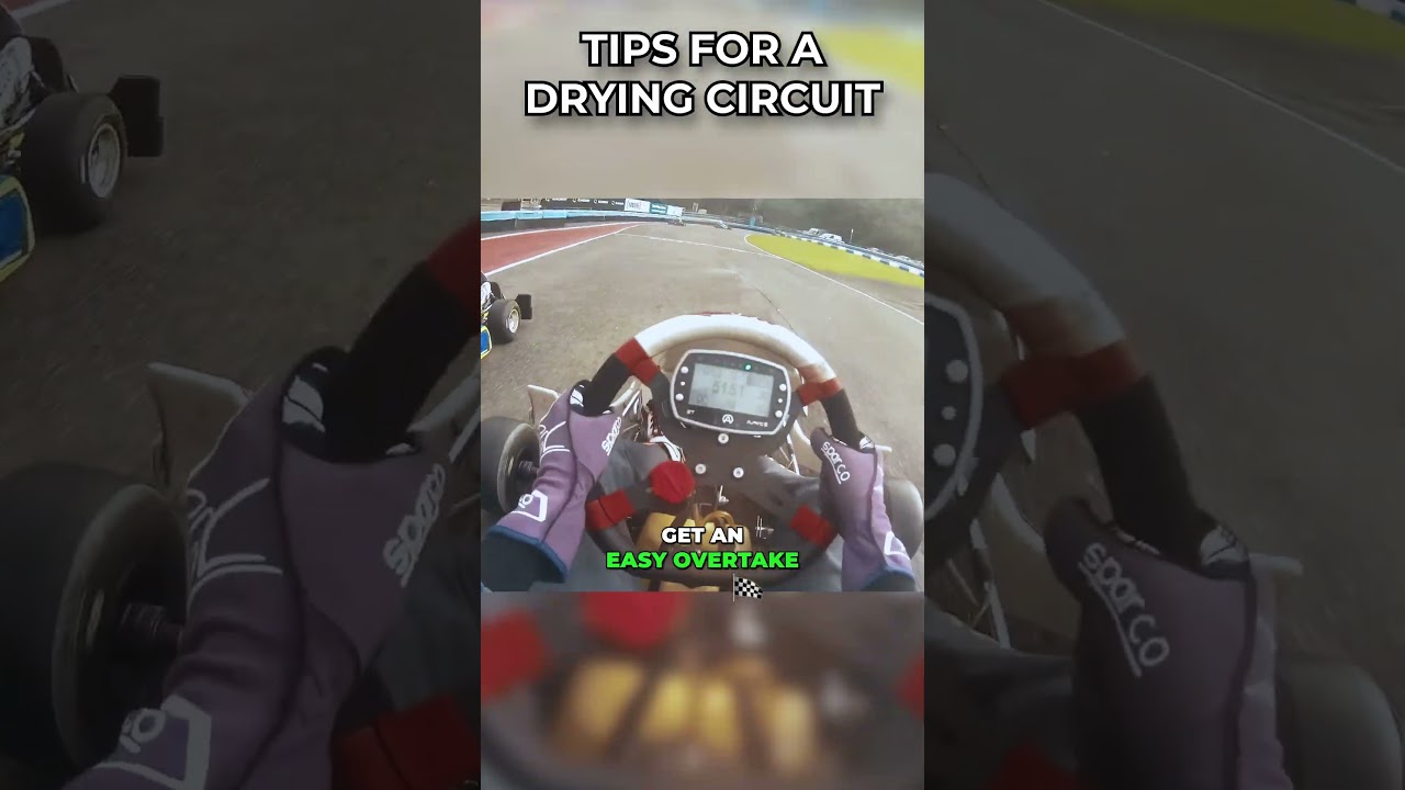 TIPS FOR A DRYING CIRCUIT #karting #buckmorepark #racing #kart #racingkart