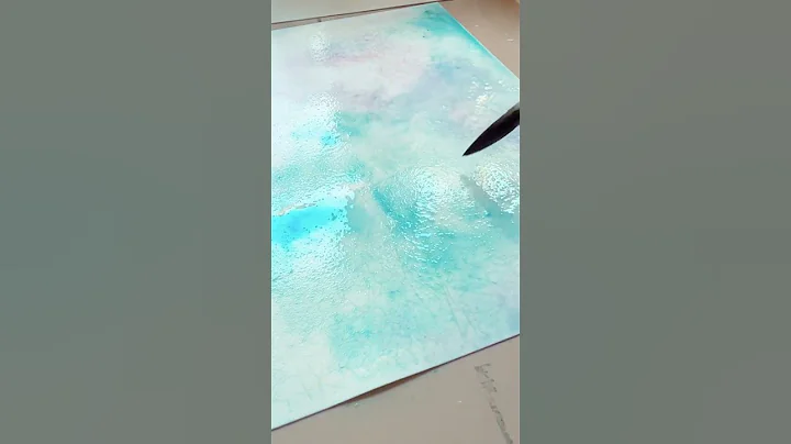 Painting day progress, doing the linework in water...