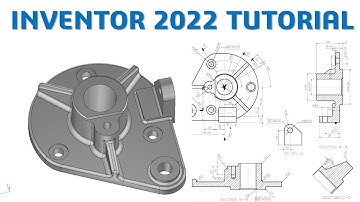 Inventor 2022 Tutorial #229 | 3D Model Basic Beginners