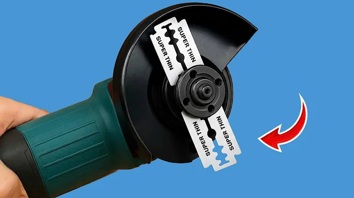 Millions Don’t Know This Secret. Attach a Razor Blade to an Angle Grinder, Shocking Result !