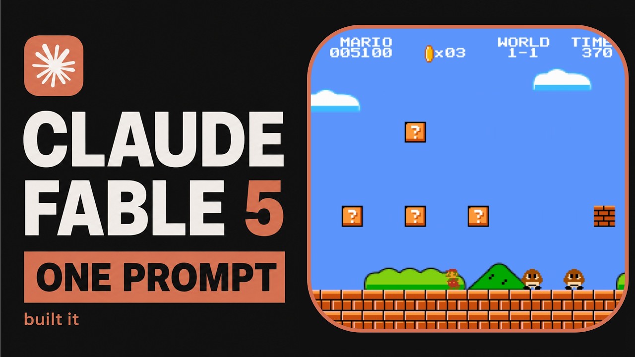 One-Prompt Mario Clone