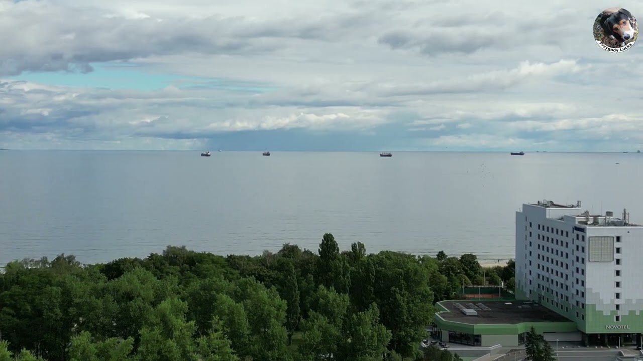 Zatoka Gdańska, Sopot, Jelitkowo z lotu ptaka