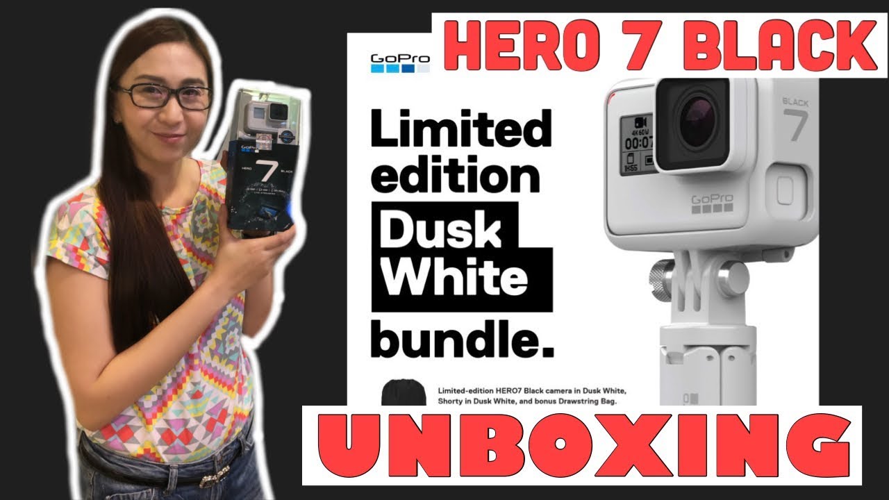 GOPRO HERO 7 BLACK DUSK WHITE LIMITED EDITION SIMPLE UNBOXING | Rayne Mayne Mavy TV