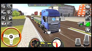 Real Truck Simulator Driving In Europe #8 Logs Deliver To Roma | Android Gameplay screenshot 2