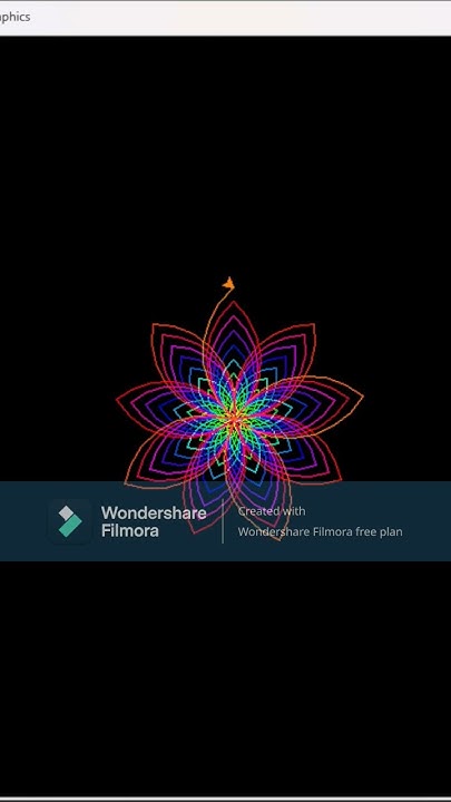 Colorful Flower🌼Design by Python Turtle ||Graphics Design😍#viral # ...