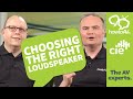 Choosing the right Loudspeakers for a PA or background music system