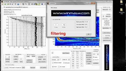 winMASW - MASW analysis (Love waves) (jointly with HVSR) - part 2 of 3