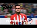 Ea fc 24 atltico de madrid player faces ps5 and xbox series xs