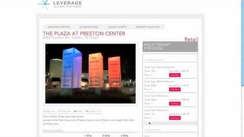 How to create and use market survey tenant and buyer representations with CRE Cloud Solutions
