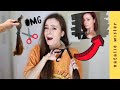 Chopping off *11 INCHES* of my hair!!! (total transformation)