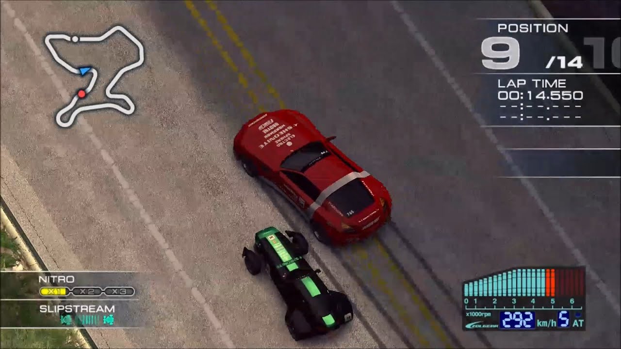 Ridge Racer 7 UFRA SINGLE EVENT FULL GRID 02 with Bayonet [Spectator ...
