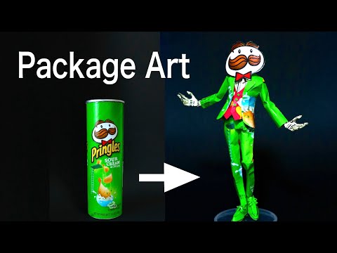 プリングルスの空箱で工作しました！Made of Pringles package