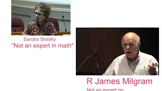 Common Core Math Standards, fact checking Stotsky and Milgram