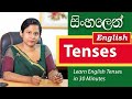 සිංහලෙන් පැහැදිලි කිරීම් සමග All English Tenses in 30 Minutes -  Learn English in Sinhala -Sri Lanka