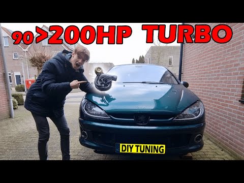 200HP Turbo on a Peugeot 206!