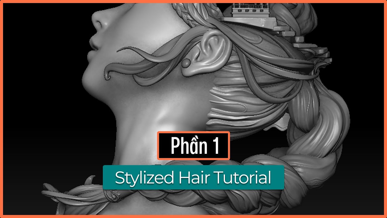 Tạo Tóc Stylized | Project Thiên Hóa Lộ | Phần 1