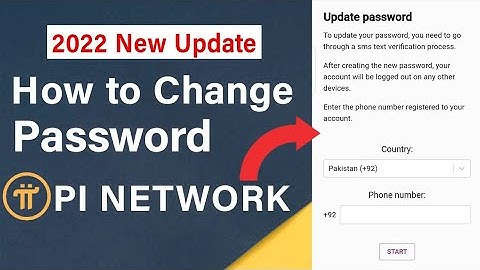 How To Reset Pi Network App Password || Update pi network password complete explained