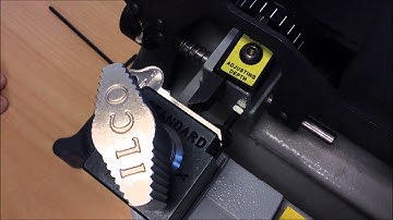 Calibration of the key cutting machine