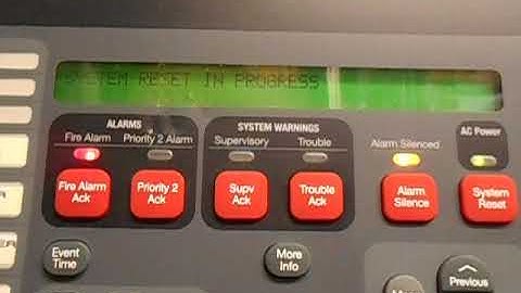 Fire alarm drill - Simplex 4100ES Voice system