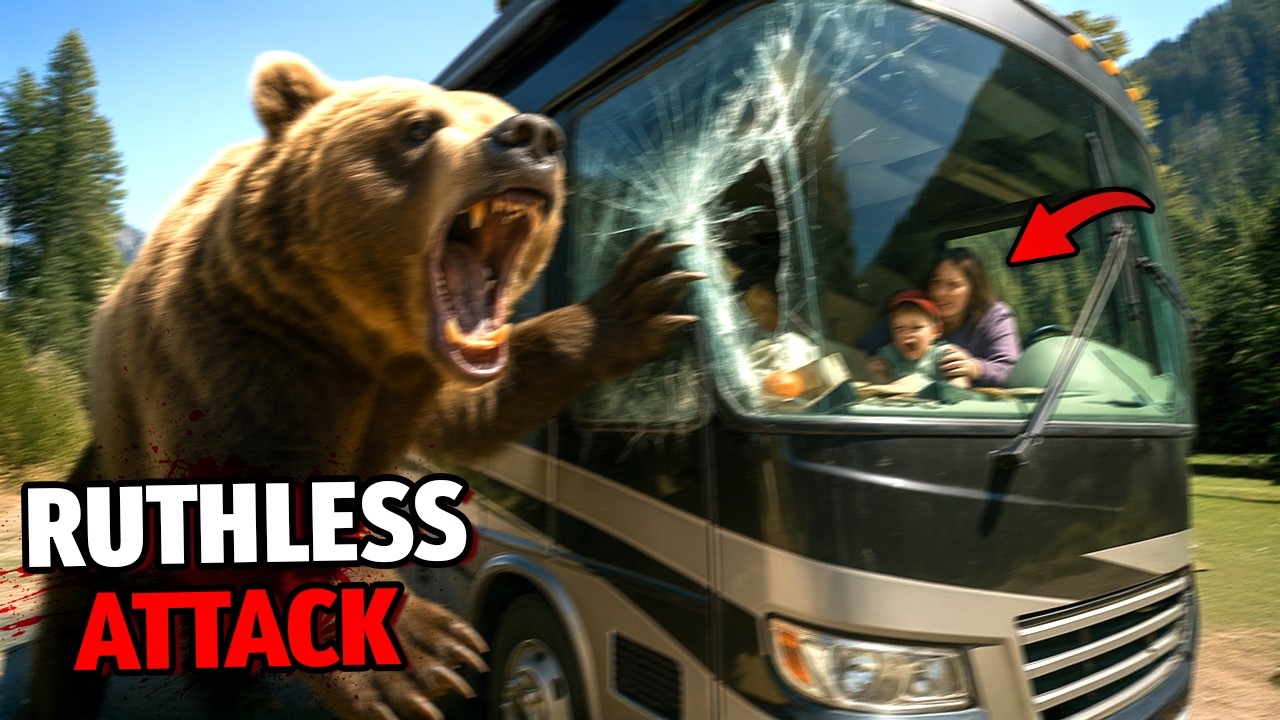 Grizzly Bear Flips Over $300K RV With Family Inside on July 17th, 2025 ...