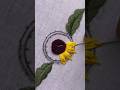 Super gorgeous 3d Sun flower embroidery design|sun flower embroidery short video|short video