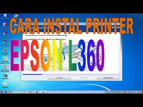 Cara Instal Printer Epson L360 Tanpa Cd Driver di Laptop Windows. 